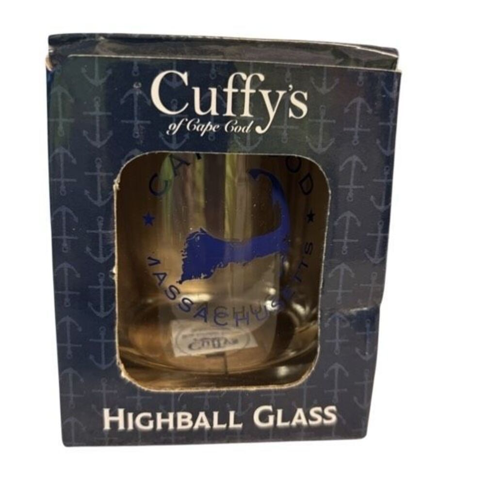 Cuffy’s Of Cape Cod Massachusetts Highball Glass *New*